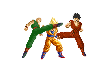 DBZ!!! C le t&eacute;co bambin!!!C ke je me ba com l8 c why jador le regard&eacute;!!! Coms!!